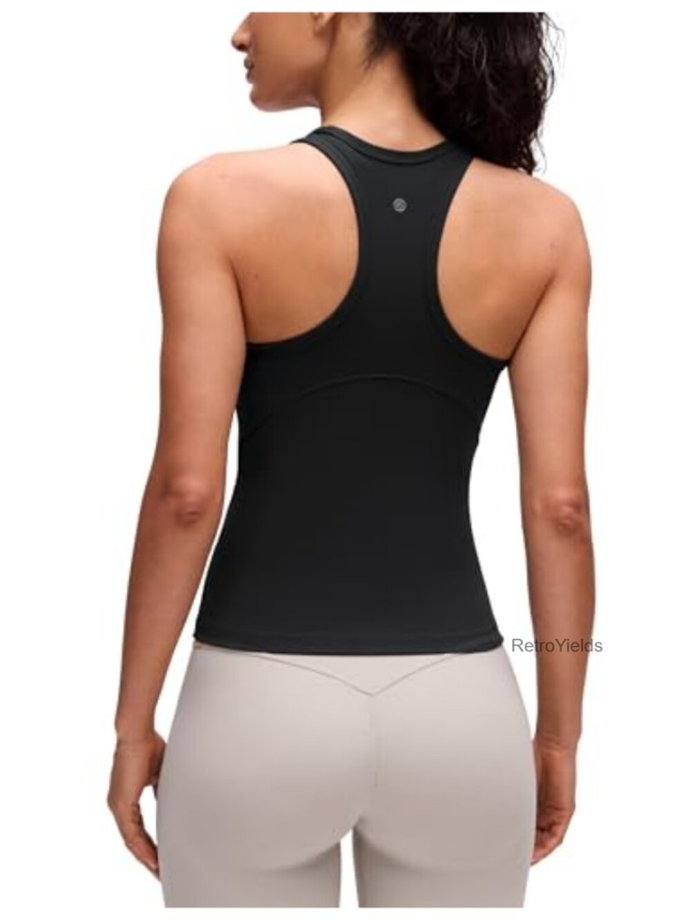 Butterluxe Racerback Tank Top Waist Length Yoga Lounge